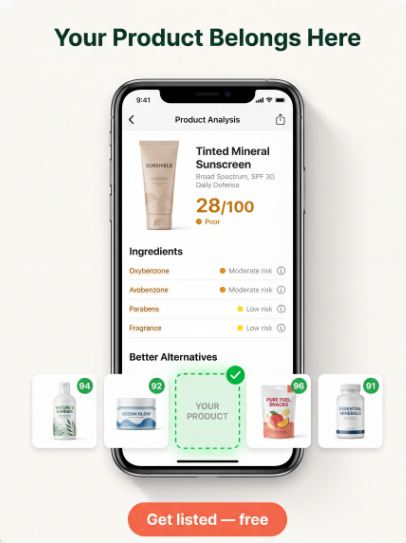 Vee app product listing